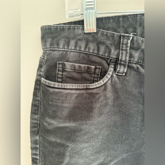 J Crew Charcoal Corduroy Pants Woman’s SZ 31 Regular Straight Leg Pockets Casual - Picture 5 of 10
